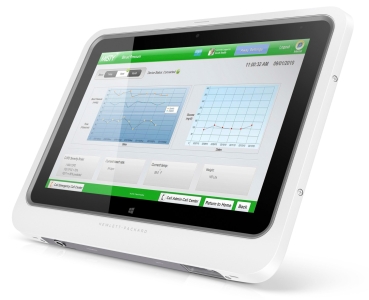 HP Elitepad 1000 G2 Healthcare Edition mit Barcode-Reader integriert, 64 GB SSD, Windows 10 Pro + neuem internen Akku - Vorführgerät neuwertig