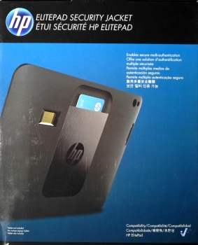 Security Jacket mit Fingerprint + Smart Card Reader USB 3.0 HDMI f. HP ElitePad