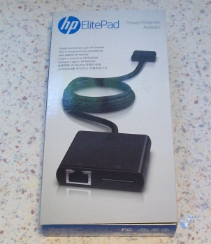 HP Ethernet Adapter mit Power Buchse  f. ElitePad 900 + 1000