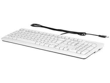 HP USB-SmartCard-CCID-Tastatur (grau) deutsches Layout