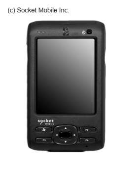 Socket SoMo 655 robuster Professional Handheld mit deutschem Betriebssystem Windows Mobile 6.5 in der Version ohne Office Mobile - 4GB RAM, WLAN, Bluetooth