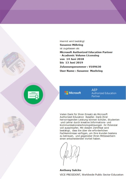 Microsoft Office 365 University / für Bildungseinrichtungen