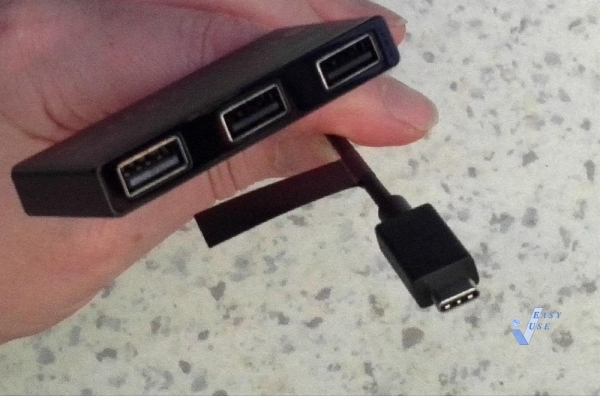 HP Z6A00AA Ansicht auf die Buchsen